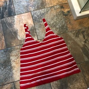 Candy Cane Stripped Tank Top